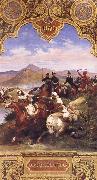 Horace Vernet The Battle Below the hills of Affroun oil on canvas